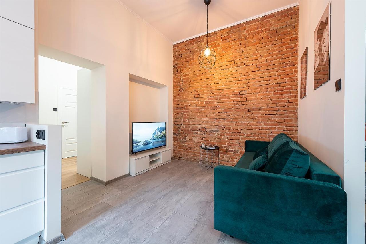 Red Brick Apartment Centrum Łódź Buitenkant foto